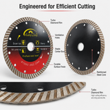 5 Inch 125mm Turbo Diamond Blade for Gran