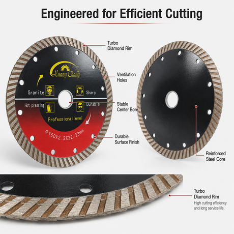 5 Inch 125mm Turbo Diamond Blade for Gran