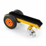 300KG Heavy-Duty 4-Wheel Stone Slab Dolly Cart with Solid Rubber Tires & Locking Casters