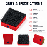 Silicon Carbide Frankfurt Brush for Antique Stone Finish - product profile view