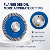 HUANG CHANG GC4 Granite Cutter Cutting and Grinding Disc 125mm/230mm Diamond Saw Blade for Granite Quartz Engineered Stone Concrete, 22.23mm Arbor / Flange