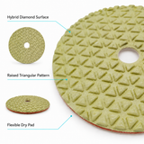 4 Inch 5-Step Dry Diamond Polishing Pad Set