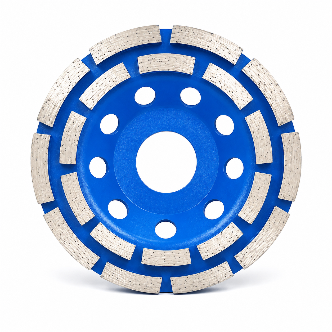 Convex Double Row Diamond Cup Grinding Wheel Disc for Granite Marble Quartz Concrete