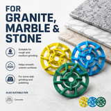 Metal Bond Diamond Grinding Disc for Marble & Granite | 150–250mm