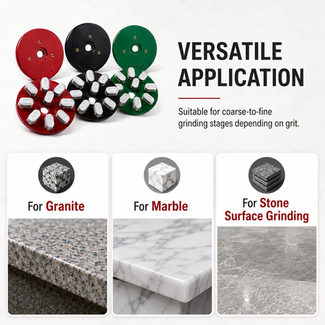 100mm Resin Bond Diamond Grinding Disc for Granite & Marble | 50-3000 Grit