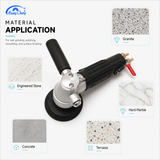 Huang Chang 4" Pneumatic Wet Polisher for Granite, Marble, Concrete & Terrazzo