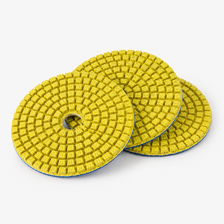 4 Inch 7 Step Wet Resin Diamond Polishing Pads for Granite Marble Stone