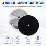 4 inch aluminum backer pad product overview