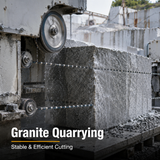 11.5mm Diamond Wire Saw Rope for Granite Quarrying, Stone Dressing & Concrete Block Cutting