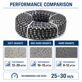 11.5mm Diamond Wire Saw Rope for Granite Quarrying, Stone Dressing & Concrete Block Cutting