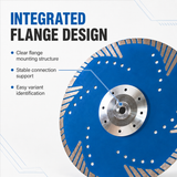 Integrated flange mounting structure detail