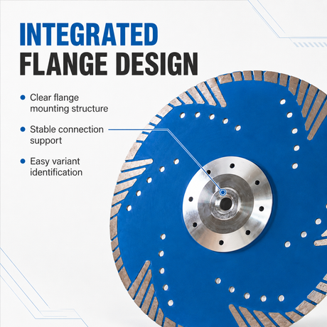 Integrated flange mounting structure detail