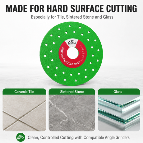 115mm/125mm Ultra-Thin Diamond Cutting Disc for Tile & Glass | HUANG CHANG