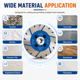 100mm Diamond Cutting & Grinding Disc for Stone & Tile