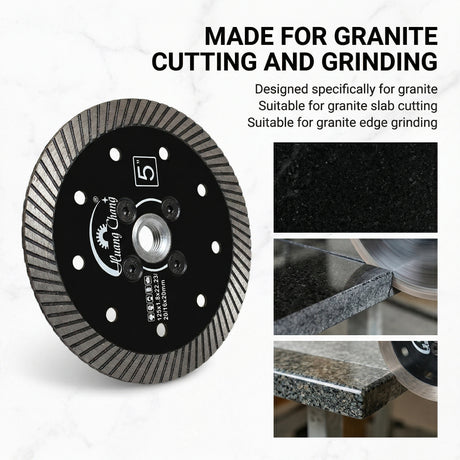 5" 125mm Turbo Diamond Blade for Granite