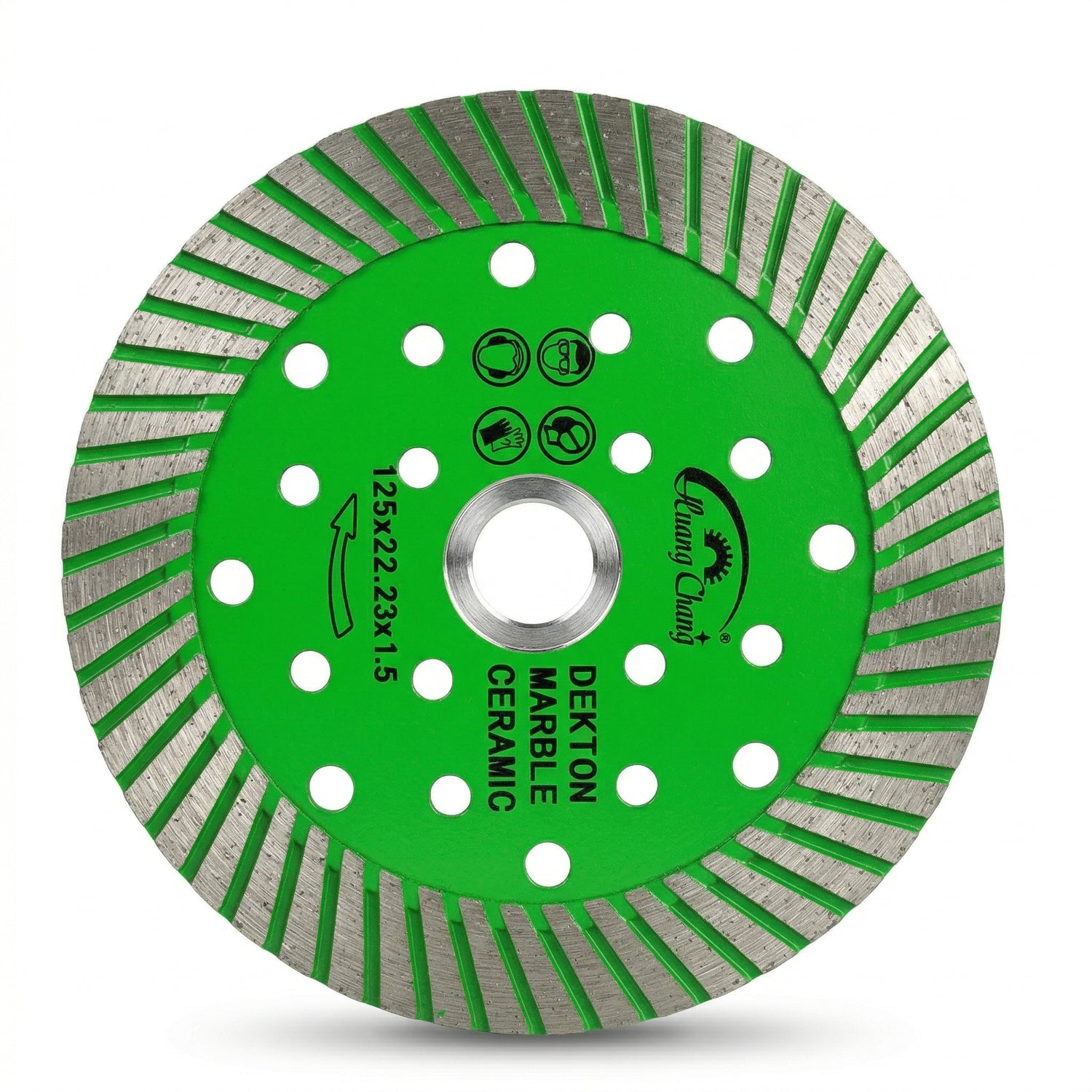 Huang Chang 5" Green Diamond Blade for Granite