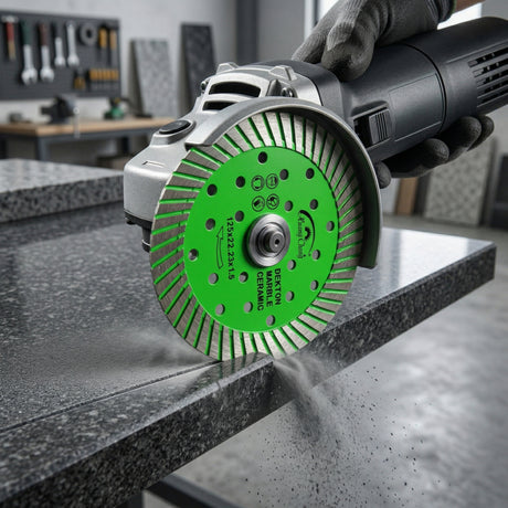 Huang Chang 5" Green Diamond Blade for Granite
