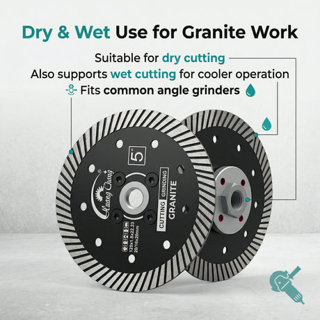 5" 125mm Turbo Diamond Blade for Granite
