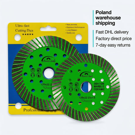 Huang Chang 5" Green Diamond Blade for Granite
