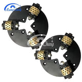 Huangchang Diameter 230mm or 270mm Bush Hammer Tool Plate With 3 Rolls or 6 Rollers for creating a bush hammered surface