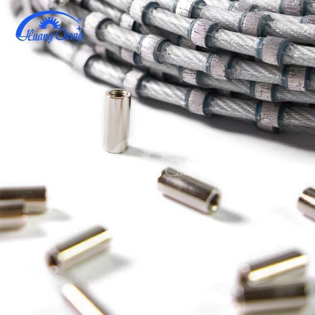 Huangchang D10,5 mm galvanisierte Diamant-Drahtsäge mit Feder und Gummi für Stahlbeton