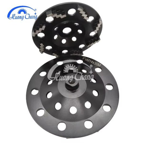 Huangchang 7-Zoll-Diamant-Topfschleifscheiben zum Polieren und Reinigen von Stein- und Betonoberflächen