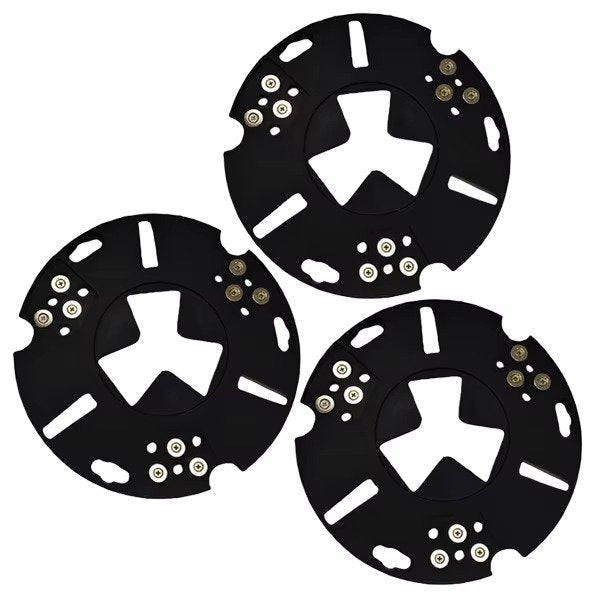 230mm 9mm Trapezoid Holes Grinding Metal Steel Disc Magnetic Plate diamond grinding wheel for food