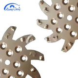 250mm/10 inch concrete PCD grinding disc for floor ,metal bonded diamond grinding plate pcd milling cutter