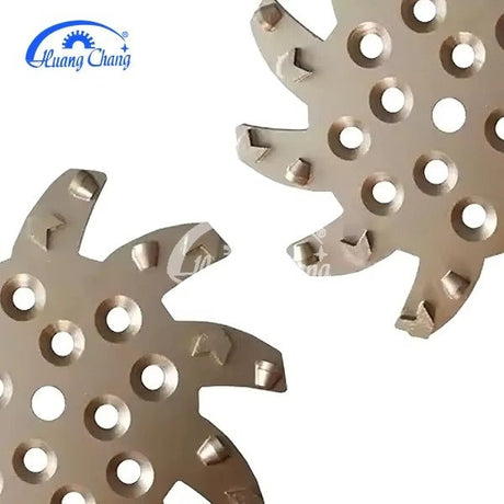250mm/10 inch concrete PCD grinding disc for floor ,metal bonded diamond grinding plate pcd milling cutter