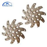 250mm/10 inch concrete PCD grinding disc for floor ,metal bonded diamond grinding plate pcd milling cutter