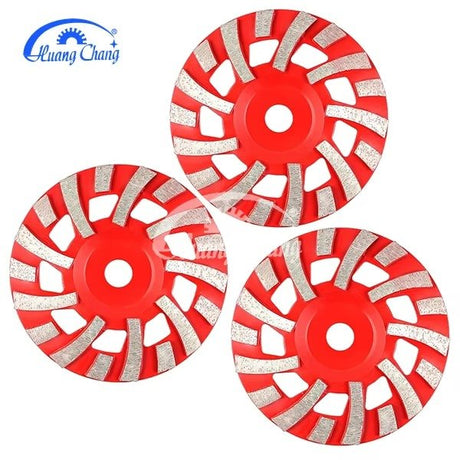 Huangchang bietet preisgünstige 7-Zoll-Diamantschleifscheiben (Standard oder individuell anpassbar) für die Bearbeitung von Beton, Terrazzo und Stein an.