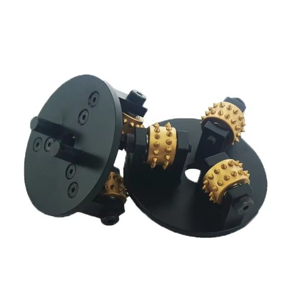 125mm Diamond Stone Grinding Bush Hammer Tools with 3 Rollers used for angle grinder