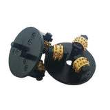 125mm Diamond Stone Grinding Bush Hammer Tools with 3 Rollers used for angle grinder