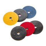 4inch 100mm 50# 7 steps Diamond polishing Pads for wet grinding Tile Granite terrazzo floor
