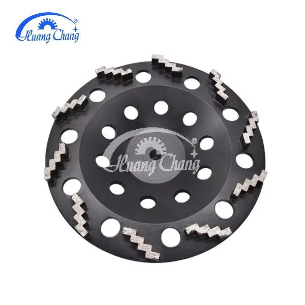 Huangchang 7Inch Diamond Cup Grinding Wheels For Polishing And Cleaning Stone Concrete Surface
