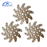 250mm/10 inch concrete PCD grinding disc for floor ,metal bonded diamond grinding plate pcd milling cutter