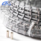 D9mm Electroplated Plastic Diamond Wire Saw 37 Beads Per Meter Wire Saw