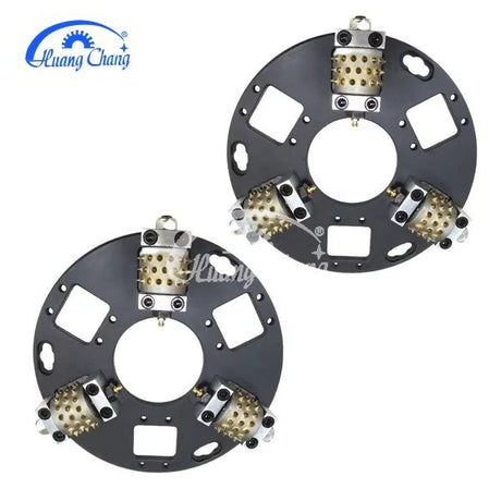 270mm diamond bush hammered plate with 3 rollers cutting disc for grinders