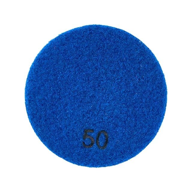 Marmor, Quarzstein, Nass- und Trockenschleifen, harzgebundener flexibler Beton, Diamantpolierpad, Diamant-Handpolierpad