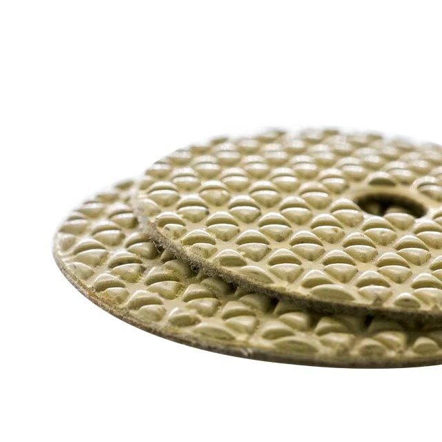 Diamond Floor Polishing Dry Pads Customizable OEM Grinding Sanding Buff Grit Backing Pads Stone Granite Applications