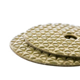 Diamond Floor Polishing Dry Pads Customizable OEM Grinding Sanding Buff Grit Backing Pads Stone Granite Applications