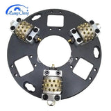 270mm diamond bush hammered plate with 3 rollers cutting disc for grinders
