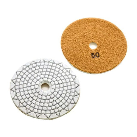 4IN -10cmMarble, granite, quartz, artificial stone, fossils Wet polishing discs