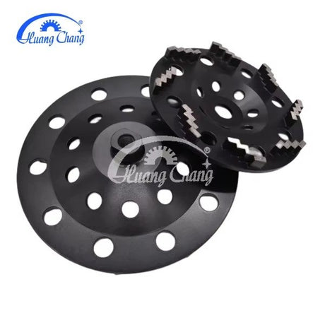Huangchang 7-Zoll-Diamant-Topfschleifscheiben zum Polieren und Reinigen von Stein- und Betonoberflächen