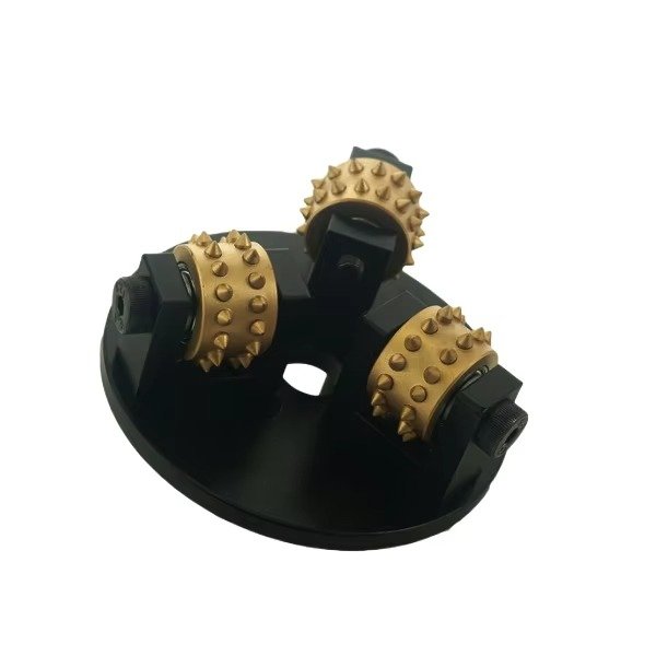 125mm Diamond Stone Grinding Bush Hammer Tools with 3 Rollers used for angle grinder