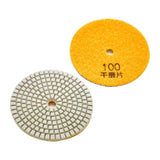 Diamond flexible stone polishing sanding disc resin polisher pads for wet angle polisher grinder