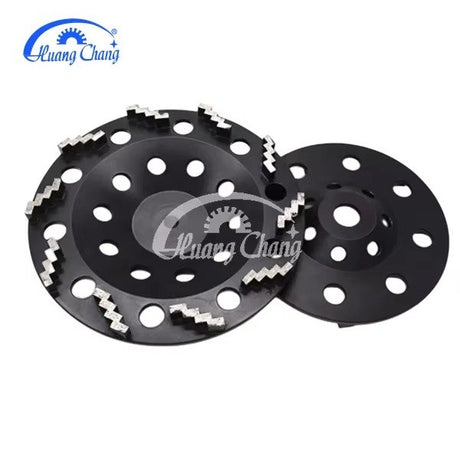 Huangchang 7-Zoll-Diamant-Topfschleifscheiben zum Polieren und Reinigen von Stein- und Betonoberflächen