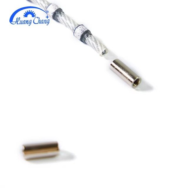 Huangchang D10,5 mm galvanisierte Diamant-Drahtsäge mit Feder und Gummi für Stahlbeton