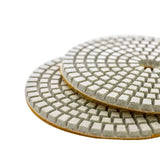 Diamond flexible stone polishing sanding disc resin polisher pads for wet angle polisher grinder
