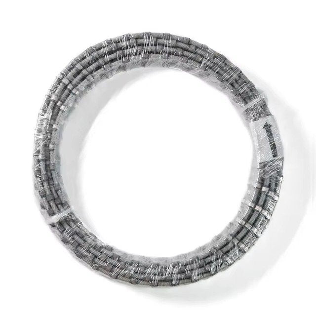 D9mm Electroplated Plastic Diamond Wire Saw 37 Beads Per Meter Wire Saw